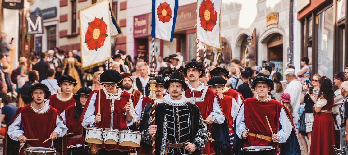 Five-Petalled Rose Celebrations, source: DMO Český Krumlov Region, z. s.