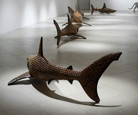 Michal Gabriel – sochy, Alois Riedel – obrazy