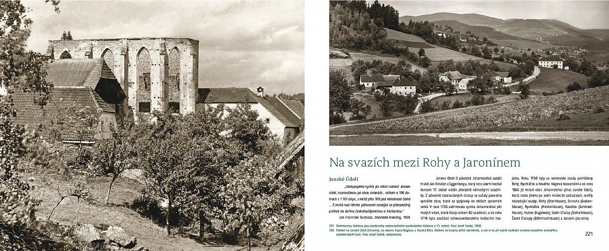 Kleť a krajina Podklet&iacute; z edice Seidelova &Scaron;umava