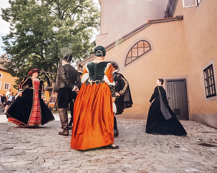Eröffnung der Saison auf Schloss Český Krumlov
