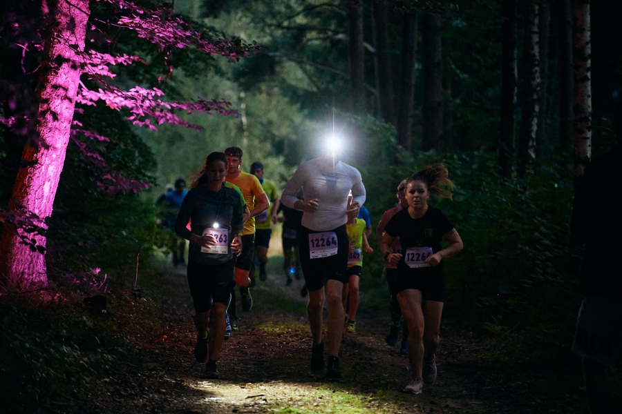 Běhej lesy Boletice - noční závod