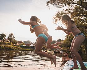 Český Krumlov im Boot entdecken