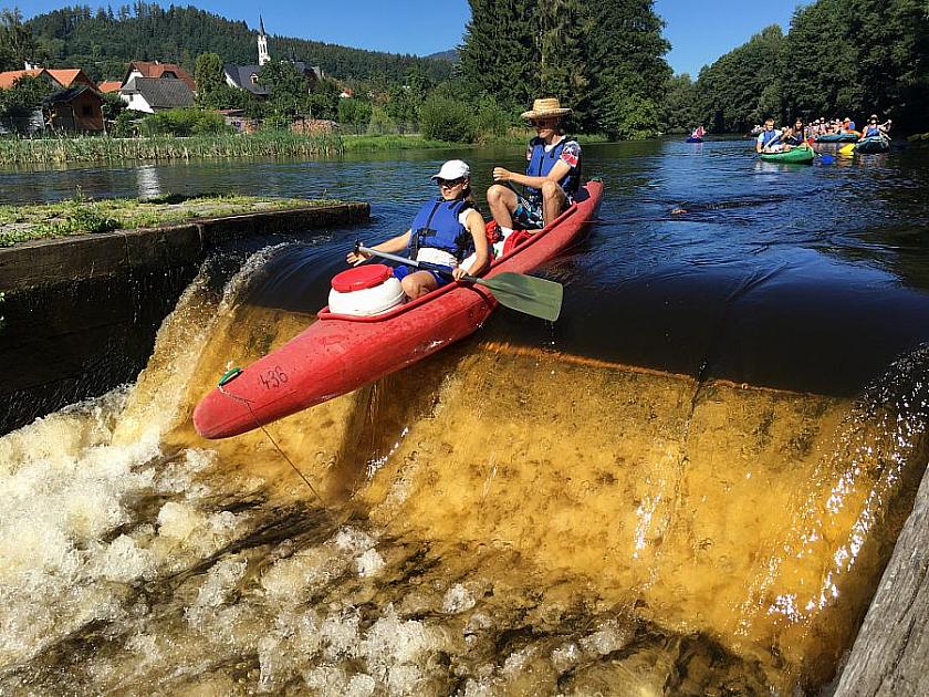 Na lodi z Vyššího Brodu do Krumlova