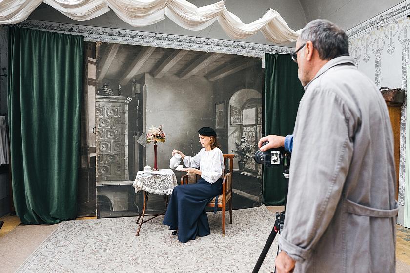 Themed period photo shoots in the Museum Fotoatelier Seidel